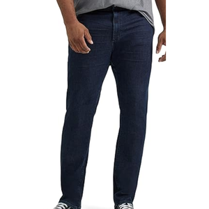 Jeans Athlétiques Coupe Ajustée Extremement Confortables pour Hommes de Grande Taille avec Tissu Extensible pour un Port Quotidien Décontracté - Product Image 1