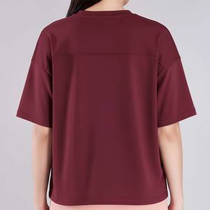 New Arrived Women's 100% Cotton Regular Fit T-Shirts 100% Cotton Screen Printed Logo Women Crew Neck Casual Wear ladies tee OEM - Product Image 3