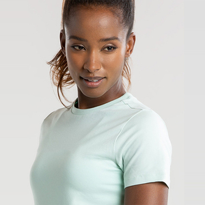 Camisetas Deportivas de Manga Corta para Mujer, de Poliéster y Elastano, Corte Regular, Personalizables, Lisas, Transpirables, Ligeras y Elásticas - Product Image 5