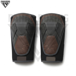 Rodilleras de Cuero Sintético de Alta Resistencia para Muay Thai y MMA, Modelo 2026, de Alto Rendimiento, para Venta al por Mayor, OEM y ODM - Product Image 4