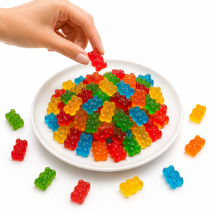 Suministro directo de fábrica: Gomitas de biotina para aclarar la piel, estimular el crecimiento del cabello, cuidado de las uñas, complejo vitamínico y colágeno. - Product Image 2