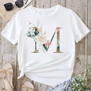 Ropa Femenina con Estampado Gráfico de Patas de Perros y Personas, Estilo de Moda Estética de Dibujos Animados, Manga Corta, Estilo Primavera-Verano - Product Image 6