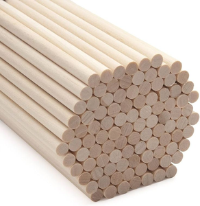 Vente en gros de chevilles en bois massif durables, en eucalyptus et hêtre, sans nœuds, tailles personnalisées disponibles pour l'artisanat et les mât de drapeau EFS - Product Image 2