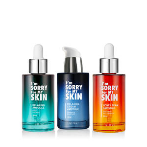 I'm Sorry for My Skin Ensemble d'ampoules coréennes 3 pièces pour le visage, apaisant, élastifiant et éclaircissant, conditionné en flacons - Product Image 1