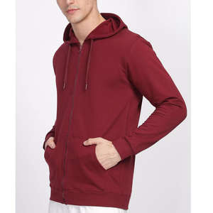 Sudaderas con capucha térmicas extragrandes con cremallera, logotipo personalizado, hombros caídos, 100% algodón, transpirables para hombre, en oferta 2026 - Product Image 6