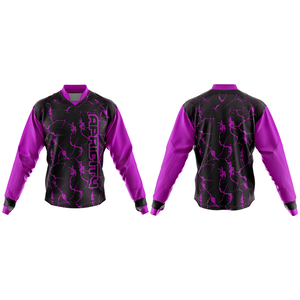 <b>Paintball</b> Jersey Padded Tactical Sublimation Breathable Quick Dry Mesh Custom Logo Long Sleeve Sports Team Uniform OEM - Product Image 2