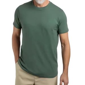 Camisetas de Pesca de Mezcla de Algodón y Poliéster Preencogidas de Alta Calidad, Venta al por Mayor, Sublimación Personalizada, Impresión de Color Sólido, OEM/ODM - Product Image 1