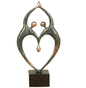 Escultura Metálica Abstracta Decorativa de Estilo Vintage, Figura de Hombre de Aleación Negra, para Decoración del Hogar, Sala de Estar o Escritorio - Product Image 2