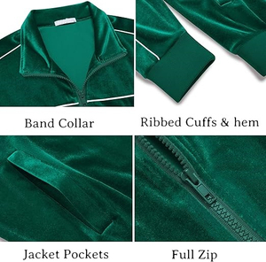LOW MOQ Custom High Quality <b>Velour</b> <b>Tracksuit</b> <b>Men</b> Sportswear Velvet Suit Fleece Luxury <b>Velour</b> <b>Tracksuits</b> for <b>Men</b> Breathable - Product Image 6