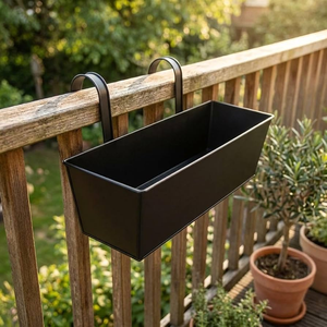 Decorative Metal Planter Pot Hanging Railing Hanger Hot Sale Planter Metal Pot Holder For Customized Sale - Product Image 4