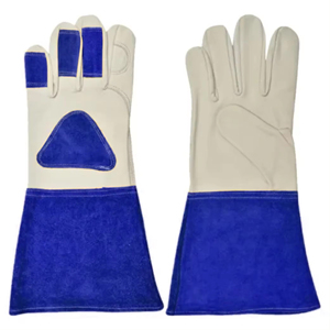 Guantes de soldadura TIG/MIG duraderos, resistentes y de última tendencia, con palma y pulgar reforzados, equipo de seguridad para las manos, los mejores guantes de soldadura. - Product Image 3