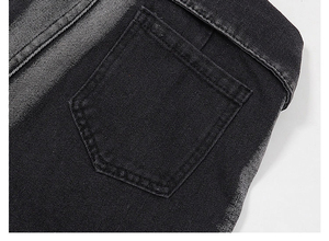 2024 New Arrivals Premium 100% Cotton Men's Baggy Pants Custom Loose Fit High Street <b>Jeans</b> Mid <b>Elastic</b> Washed Relaxed Fit <b>Jeans</b> - Product Image 5
