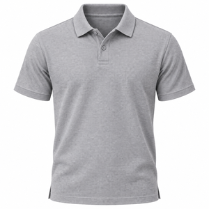 Cotton <b>Waffle</b> Knit Anti-Wrinkle Pocket Embroidery Smart Casual for <b>Shirt</b> for Men - Product Image 1
