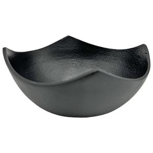 4 <b>Corner</b> Cut Latest Fruits Bowl Tabletop Centerpiece Items Dish Serving Bowls For Parties Black Coated Handmade Bowl For Snacks - Product Image 1