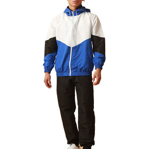 Veste coupe-vent pour homme en polyester/nylon léger et imperméable avec logo personnalisé, vêtements de rue pour l'extérieur - Product Image 1