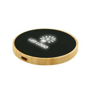 Bamboo Wireless Charger 10W Fast Charging Type-C Port Eco-Friendly Mobile Phone Charger - Product Image 2