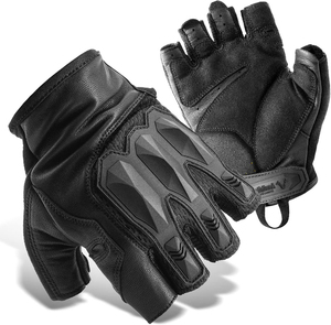 Guantes Tácticos con Protección en los Nudillos, Pantalla Táctil, Medios Dedos/Sin Dedos, Transpirables, de Microfibra, para Motociclismo y Deportes, para Hombre - Product Image 6