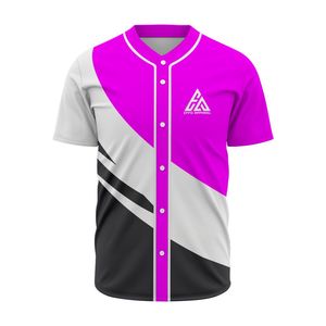 Custom Made Plus Size Polyester Sublimation <b>Baseball</b> Jersey Half Sleeves Button Quick Dry Anti Bacterial Breathable Sports - Product Image 1
