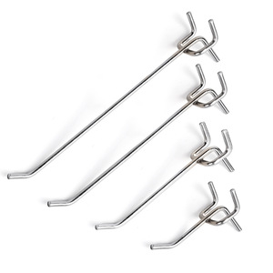 Fancheng Industries Perforated Board <b>Hooks</b> Double Line Stainless Steel For Shelf Jewelry Display - Product Image 3