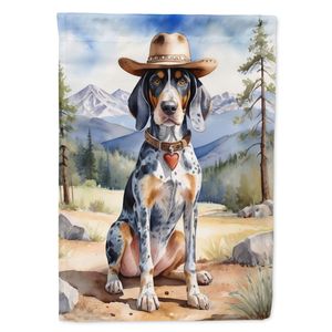 Bluetick Coonhound Cowboy Welcome <b>Garden</b> <b>Flag</b> Multicolor Mailbox Decorative Yard Banner Patio Artwork for Flower Beds Small Size - Product Image 1