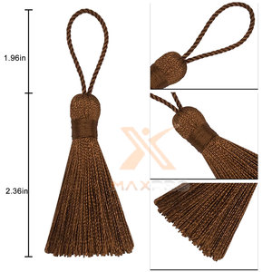 Borlas de Hilo Metálico al por Mayor con Marca Privada, Venta Directa de Fábrica, Accesorios de Vestimenta, Borlas de Hilo Metálico - Product Image 2