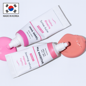 Blush pour les joues en tube vegan coréen, mini rouge corail rose, sérum booster OEM, peau de verre - Product Image 2