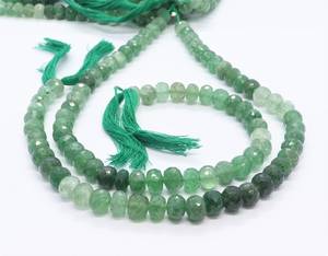 Perles de quartz fraise vert naturel micro-facettées en forme de rondelle, perles de pierres précieuses de quartz fraise pour la fabrication de bijoux par un grossiste - Product Image 3