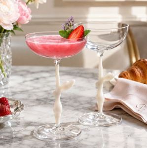 Verre à cocktail en borosilicate transparent de haute qualité, coupe artistique, avec pied, en promotion, provenant d'un fournisseur indien - Product Image 3