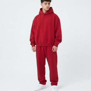 Conjunto de Sudadera con Capucha Extra Grande Personalizada OEM para Hombre, Pantalones Deportivos, Chándal, Fabricante OEM ODM, Proveedor de Ropa de Marca Privada - Product Image 4