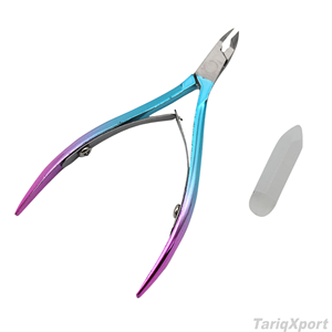Multicolor Stainless Steel Adult Finger Nail Nipper <b>Dead</b> Skin Cuticle Remover Pedicure Manicure Clipper Tool Wide Jaw Opening - Product Image 3