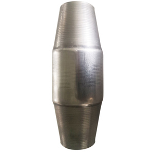 Ống Xả hiệu suất <span class=keywords><strong>2.5</strong></span> "đầu vào/đầu ra 4" cơ thể vòng phổ xúc tác chuyển đổi với tổ ong gốm chất xúc tác cho xe - Product Image 4