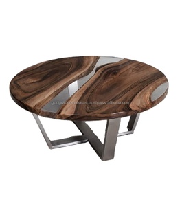 Table à manger ronde en bois massif de style moderne, hauteur réglable, 2 places, pas de montage requis, pour le salon, meubles de maison - Product Image 6