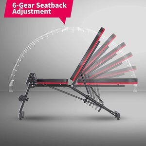 Panca per Allenamento di Forza Regolabile Murtisol per Esercizi Total Body, Capacità 600 Libbre, Panca e Rack per Sollevamento Pesi per Palestra Domestica - Product Image 3