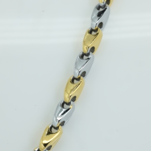 Collier unisexe fait main en argent sterling S925 plaqué or 18k/14k avec deux types de perles, directement de l'usine - Product Image 2