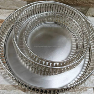 Juego de 3 bandejas de plata alemana - Product Image 1