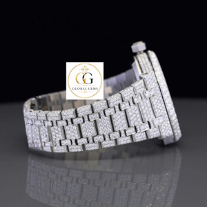 High Quality White Iced Out Diamond Watch for Men or Gifts and Promotions Use Available at Affordable Price - Product Image 3