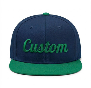 Gorra Snapback Premium de 6 Paneles con Visera Plana, Estructura con Bordado 3D Personalizado, Logotipo Colorido, Gorra Deportiva, Estilo Urbano - Product Image 1