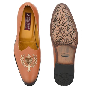 Chaussures de mariage pour hommes Nagra, élégantes, brodées, confortables, respirantes, tendance, toutes saisons - Product Image 6