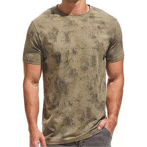 T-shirts de sport pour hommes, coupe slim, 100% coton, séchage rapide et respirant, qualité supérieure, couleur unie, sans motif, envoyés par Dress Sports - Product Image 1