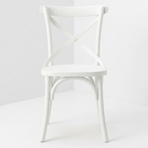 Sillas de comedor de madera modernas rústicas de teca con respaldo cruzado y asiento tipo silla de montar para importadores mayoristas, contenedor a granel, exportación directa de fábrica - Product Image 3
