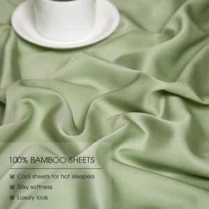 100% Organic Bamboo Fiber 4-Piece Bedding Set - Luxury Cooling & Breathable Bed Linens for Home & Hote - Product Image 6