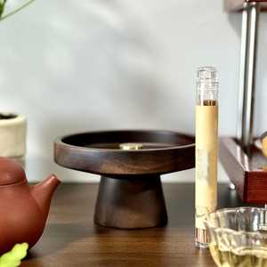 Plateau porte-encens de luxe en bois d'acacia, fait main, écologique, accessoire de parfum d'intérieur pour les intérieurs modernes, utilisation toute saison - Product Image 2
