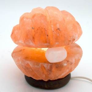 Lámpara de Sal Rosa del Himalaya con Perla, Bellamente Tallada, Artesanía Decorativa, Luz de Sal, Precios al por Mayor - Product Image 2