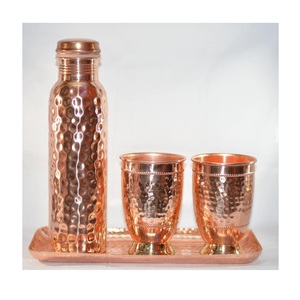 Handmade Pure <b>Copper</b> <b>Bottle</b> Ayurvedic Water Storage <b>Bottle</b> Reusable <b>Copper</b> <b>Drinking</b> <b>Bottle</b> For Home Office Travel Fitness - Product Image 4