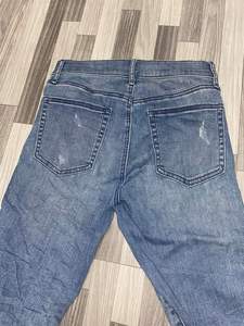 Jeans pour hommes Power Venture Enterprises, style vintage bleu foncé, coupe droite décontractée, délavé, taille moyenne, collection été, directement de l'usine - Product Image 1