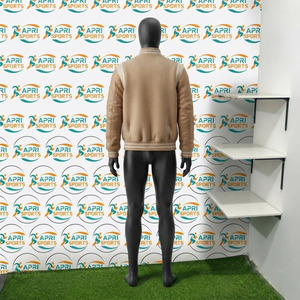 Customized Leather Made Sleeves Men's Varsity Outerwear <b>Jackets</b> New Stylish High Street Hip Hop <b>Punk</b> Style Varsity <b>Jacket</b> Men - Product Image 3