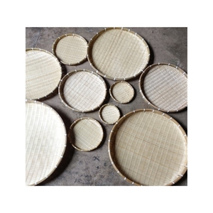 Panier de rangement ovale en bambou tressé à la main, plateau à fruits tissé, organisateur multifonction écologique pour le rangement des aliments dans la cuisine - Product Image 4