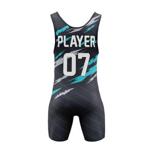 ชุดซิงเกิลเล็ตมวยปล้ำทีมชาติอเมริกันสำหรับผู้ชาย พิมพ์ลายตามสั่ง ผลิตจากผ้าสแปนเด็กซ์/โพลีเอสเตอร์ ยืดหยุ่นสูง น้ำหนักเบา แห้งเร็ว ทรงปกติ มีไซส์ตามสั่ง - Product Image 5