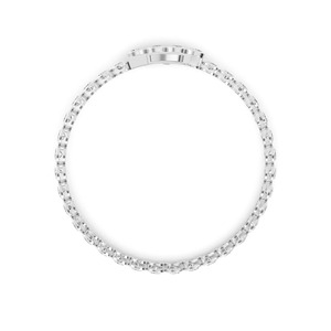 Glamorosa Pulsera de Diamantes con Corte Ovalado de 4.39 ctw en Oro Rosa de 9K - Product Image 3