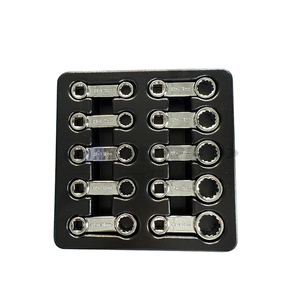 TAIWAN CALIBRE 10pc 3/8" 12T Anti-Shedding Industrial/DIY Grade OEM <b>Torque</b> Wrench Adaptor <b>Set</b> with CR-V 6140 Material - Product Image 1